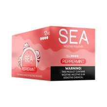 SEA Nicotine Pouches Peppermint 5-pack with 12mg nicotine.