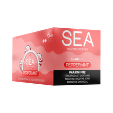 SEA Nicotine Pouches Spearmint 5-pack with 6mg nicotine.