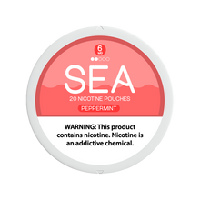 SEA Nicotine Pouches Spearmint can with 6mg nicotine.
